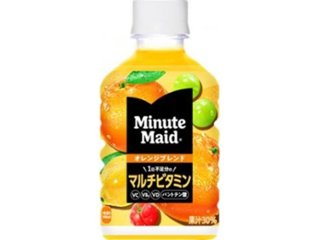 ミニッツメイド オレンジマルチビタミンＰ２８０ｍｌ  ×24 【全国送料無料】(一部地域別途)の画像