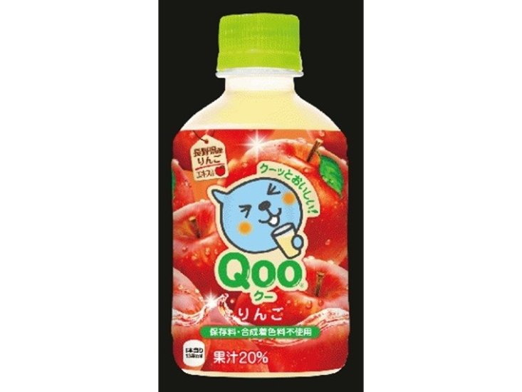 Ｑｏｏ りんご Ｐ２８０ｍｌ  ×24 【全国送料無料】(一部地域別途)画像