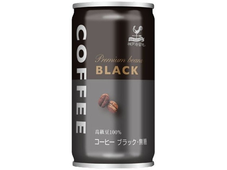 神戸居留地 ブラックコーヒー缶１８５ｇ ×30 【全国送料無料】(一部地域別途)画像