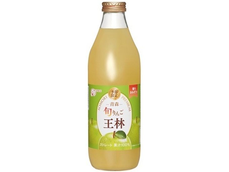サンパック 旬りんご 王林瓶１０００ｍｌ  ×6 【全国送料無料】(一部地域別途)画像