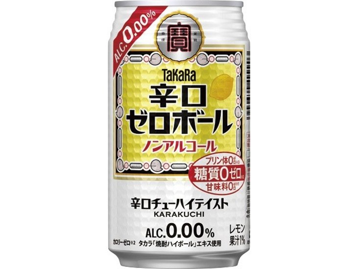 宝 辛口ゼロボール ３５０ｍｌ（ノンアルコール） ×24 【全国送料無料】(一部地域別途)画像