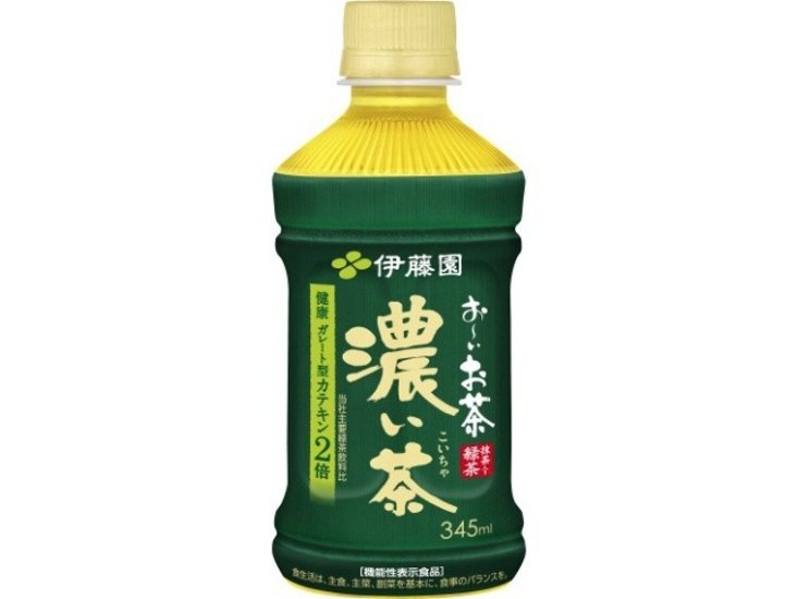 伊藤園 お〜いお茶 濃い茶レンジ対応Ｐ３４５ｍｌ  ×24 【全国送料無料】(一部地域別途)画像