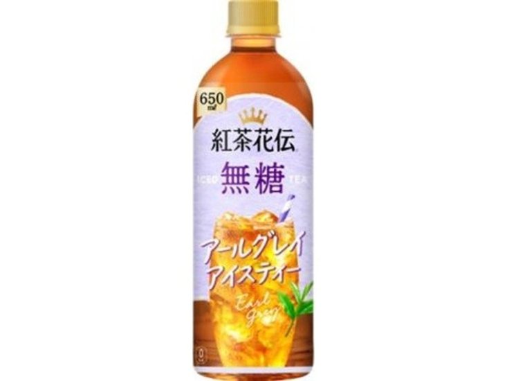 紅茶花伝 無糖アールグレイアイスティーＰ６５０ｍｌ  ×24 【全国送料無料】(一部地域別途)画像