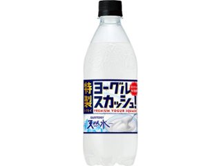 サントリー 天然水特製ヨーグルスカッシュＰ５００  ×24 【全国送料無料】(一部地域別途)の画像