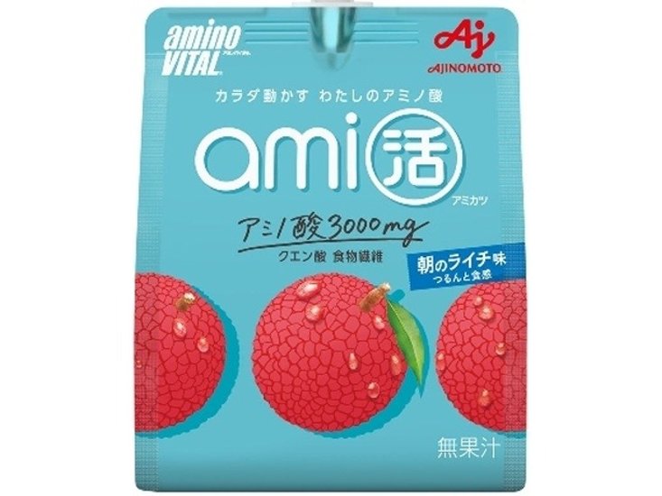 味の素 アミノバイタルａｍｉ活朝のライチ味 ×24 【全国送料無料】(一部地域別途)画像