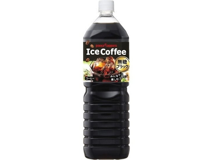 ポッカサッポロフード アイスコーヒーブラック無糖 １．５Ｌ ×8 【全国送料無料】(一部地域別途)画像