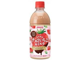 サンガリア まろやかチョコいちご＆ミルクＰ５００ ×24 【全国送料無料】(一部地域別途)の画像