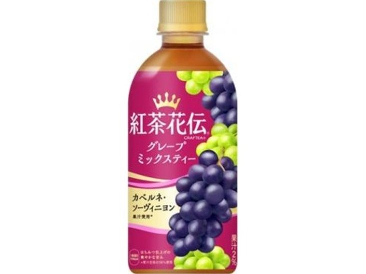 紅茶花伝クラフティーグレープミッティーＰ４４０ ×24 【全国送料無料】(一部地域別途)画像