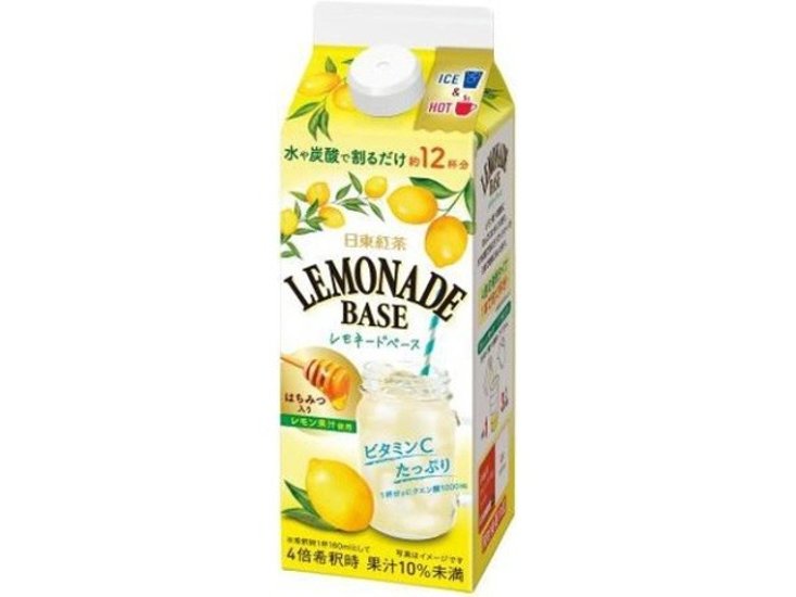 日東紅茶 レモネードベース ４９０ｍｌ  ×12 【全国送料無料】(一部地域別途)画像