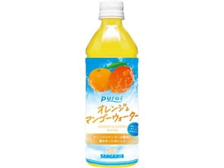サンガリア Ｐｕｒａｌオレンジ＆マンゴＰ５００ｍｌ  ×24 【全国送料無料】(一部地域別途)の画像
