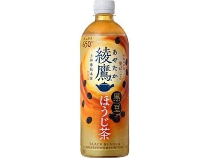 綾鷹 黒豆ほうじ茶 Ｐ６５０ｍｌ  ×24 【全国送料無料】(一部地域別途)画像