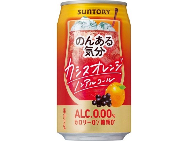 サントリー のんある気分カシスオレンジ ３５０ｍｌ  ×24 【全国送料無料】(一部地域別途)画像