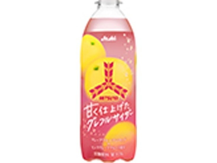三ツ矢 甘く仕上げたグレフルサイダーＰ５００ｍｌ ×24 【全国送料無料】(一部地域別途)画像