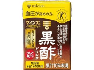 ミツカン マインズ 黒酢ドリンク紙１００ｍｌ ×15 【全国送料無料】(一部地域別途)の画像