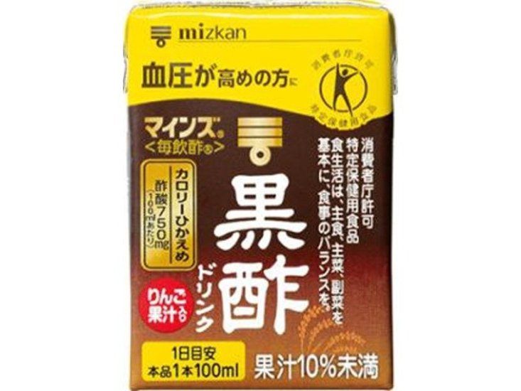 ミツカン マインズ 黒酢ドリンク紙１００ｍｌ ×15 【全国送料無料】(一部地域別途)画像