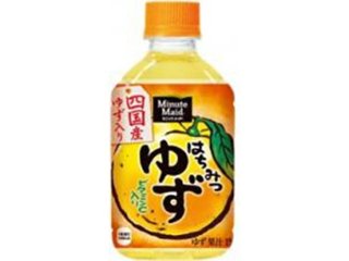 ミニッツメイドはちみつゆずＨＯＴ Ｐ２８０ｍｌ  ×24 【全国送料無料】(一部地域別途)の画像