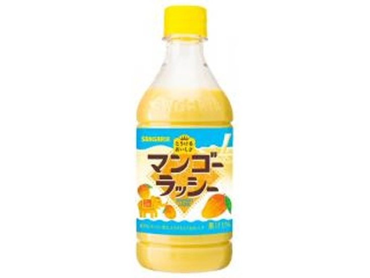 サンガリア とろけるおいしさマンゴーラッシー４２０  ×24 【全国送料無料】(一部地域別途)画像