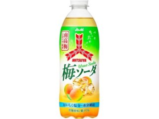 三ツ矢 梅ソーダ Ｐ５００ｍｌ  ×24 【全国送料無料】(一部地域別途)の画像