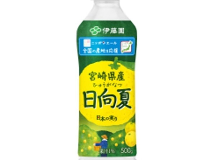 伊藤園 ニッポンエール 宮崎県産日向夏Ｐ５００ｇ ×24 【全国送料無料】(一部地域別途)画像