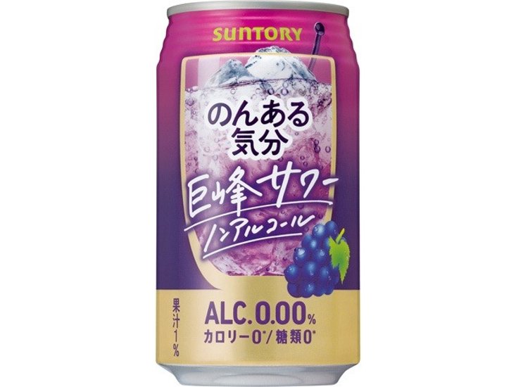 サントリー のんある気分巨峰 ３５０ｍｌ   ×24 【全国送料無料】(一部地域別途)画像