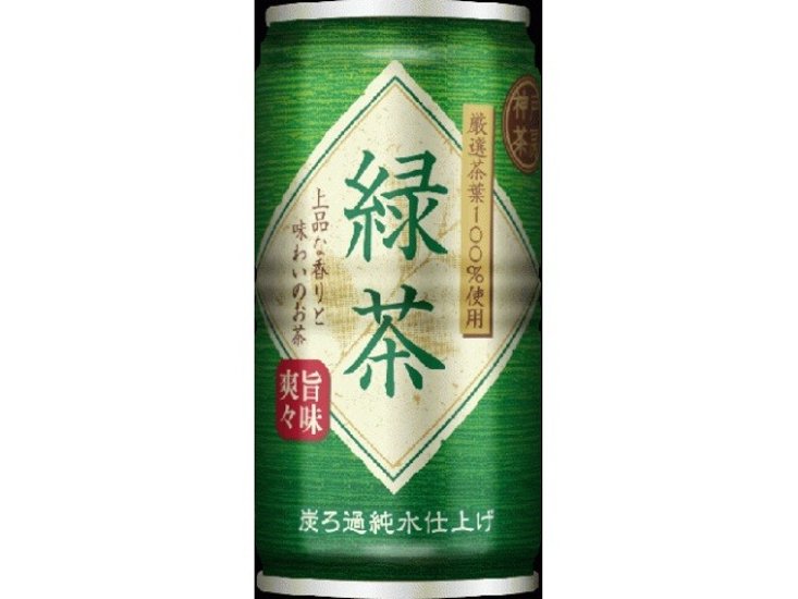 富永 神戸茶房 緑茶缶１８５ｍｌ  ×30 【全国送料無料】(一部地域別途)画像