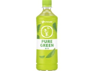 伊藤園 お〜いお茶ＰＵＲＥＧＲＥＥＮ Ｐ６００ｍｌ  ×24 【全国送料無料】(一部地域別途)の画像