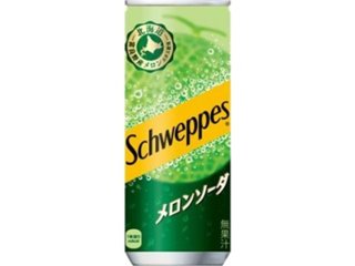 シュウェップス メロンソーダ 缶２５０ｍｌ  ×30 【全国送料無料】(一部地域別途)の画像