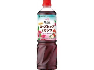 ミツカン 業フル りんご酢ローズヒップ＆カシス１Ｌ ×8 【全国送料無料】(一部地域別途)の画像
