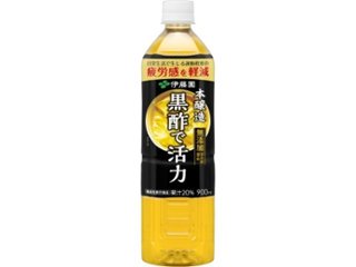 伊藤園 機能性表示 黒酢で活力９００ｍｌ ×12 【全国送料無料】(一部地域別途)の画像