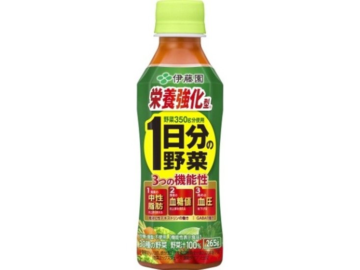 伊藤園 機能性栄養強化１日分の野菜 Ｐ２６５ｇ ×24 【全国送料無料】(一部地域別途)画像