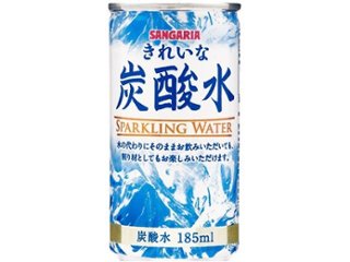サンガリア きれいな炭酸水１８５ｍｌ缶 ×30 【全国送料無料】(一部地域別途)の画像