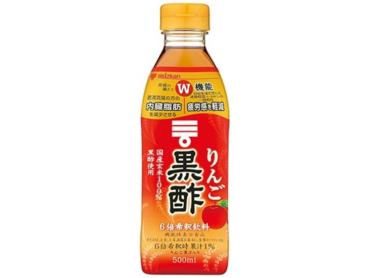 ミツカン りんご黒酢 ５００ｍｌ ×6 【全国送料無料】(一部地域別途)画像