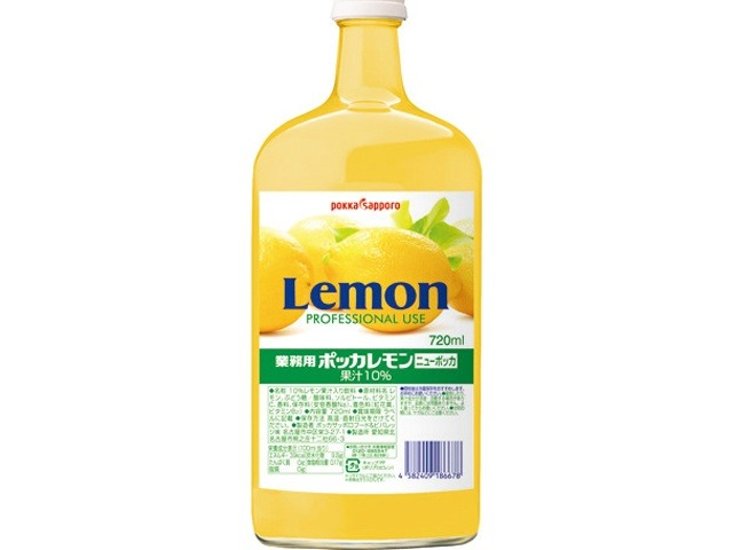 ポッカサッポロフード ニューポッカレモン ７２０ｍｌ業務用 ×6 【全国送料無料】(一部地域別途)画像