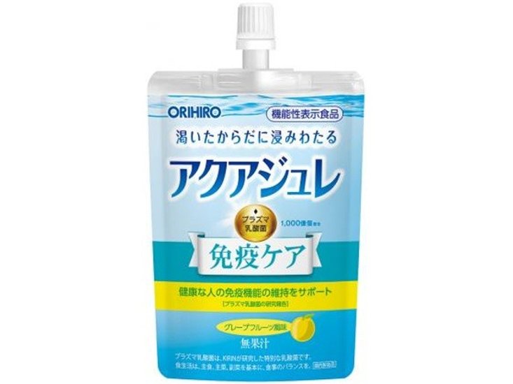 オリヒロプランデュ アクアジュレ 免疫ケア１３０ｇ  ×48 【全国送料無料】(一部地域別途)画像