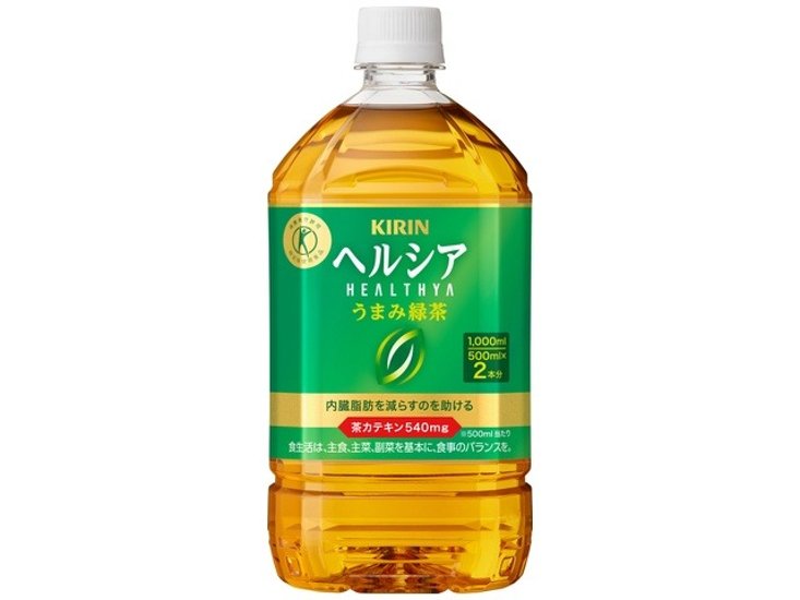 キリン ヘルシア うまみ緑茶Ｐ１０００ｍｌ  ×12 【全国送料無料】(一部地域別途)画像