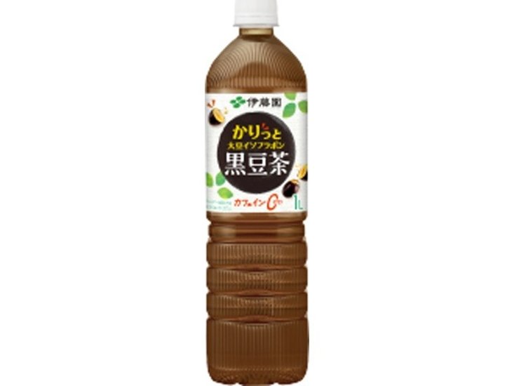 伊藤園 かりっと大豆イソフラボン黒豆茶 １Ｌ  ×12 【全国送料無料】(一部地域別途)画像