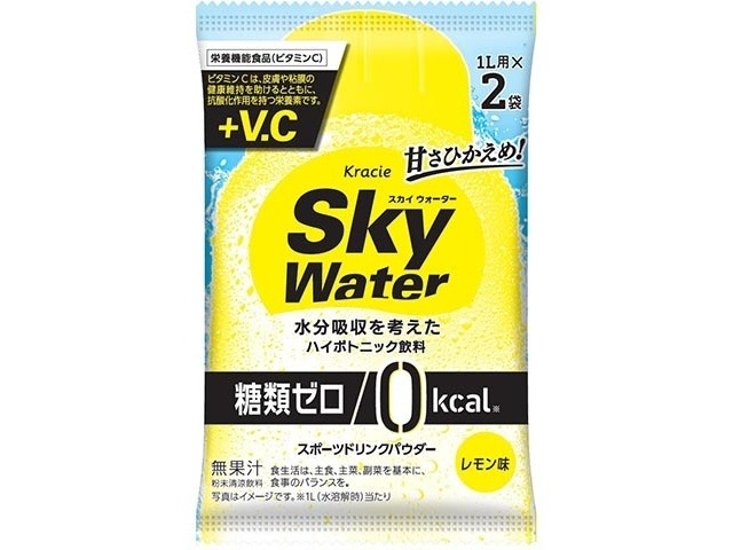 クラシエフーズ販売 スカイウォーター レモン１Ｌ用２袋  ×80 【全国送料無料】(一部地域別途)画像