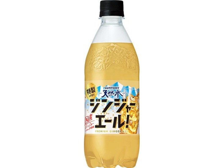 サントリー 天然水 特製ジンジャーエールＰ５００ｍｌ  ×24 【全国送料無料】(一部地域別途)画像
