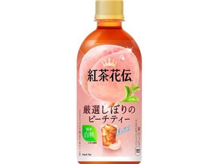 紅茶花伝 厳選しぼりのピーチティーＰ４４０ｍｌ  ×24 【全国送料無料】(一部地域別途)画像