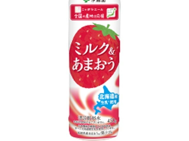 伊藤園 ニッポンエールミルク＆あまおう Ｐ４５０ｇ  ×24 【全国送料無料】(一部地域別途)画像