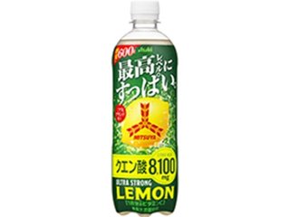 三ツ矢 ウルトラストロングレモンＰ６００ｍｌ  ×24 【全国送料無料】(一部地域別途)の画像