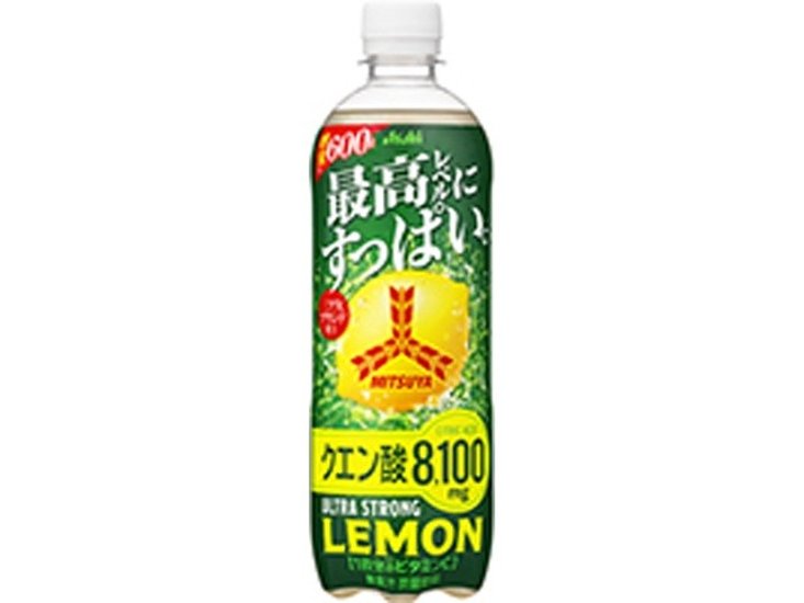 三ツ矢 ウルトラストロングレモンＰ６００ｍｌ  ×24 【全国送料無料】(一部地域別途)画像