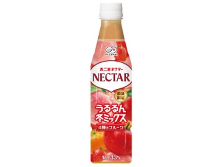不二家 ネクターうるるん冬ミックス Ｐ３５０ｍｌ  ×24 【全国送料無料】(一部地域別途)画像