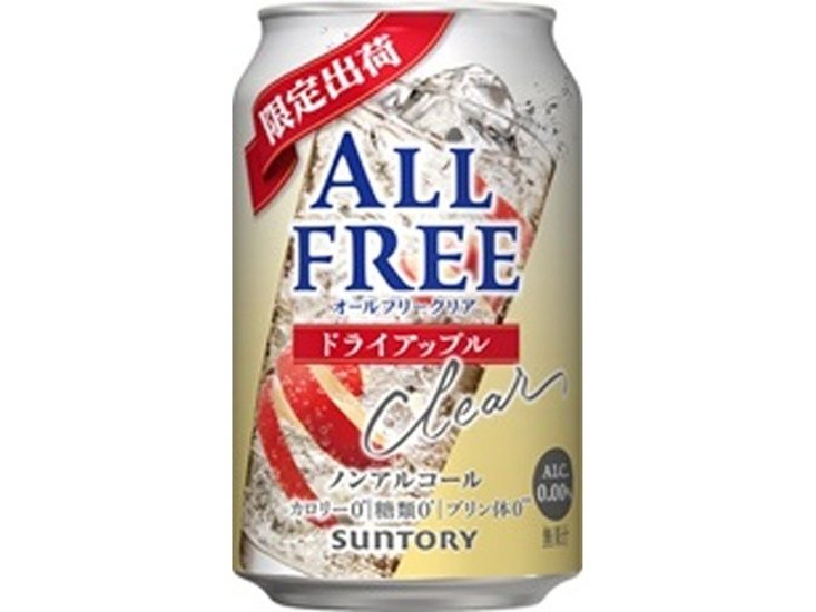 サントリー オールフリークリアドライアップル３５０ ×24 【全国送料無料】(一部地域別途)画像