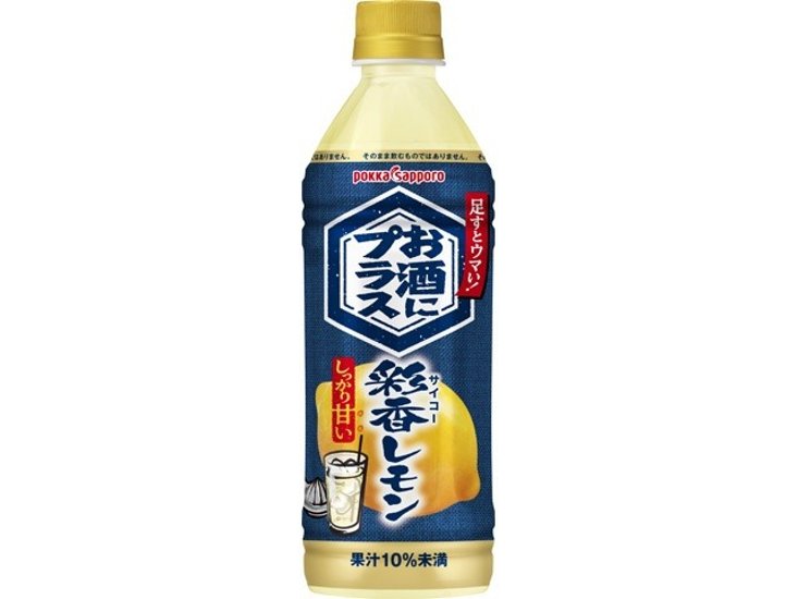 ポッカサッポロフード お酒にプラス彩香レモン５００ｍｌペット ×12 【全国送料無料】(一部地域別途)画像