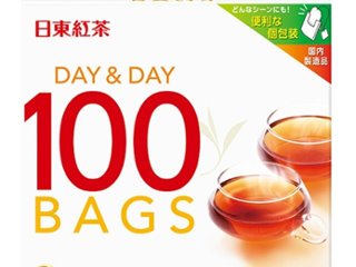 日東 ＤＡＹ＆ＤＡＹティーバッグ１００袋  ×12 【全国送料無料】(一部地域別途)の画像