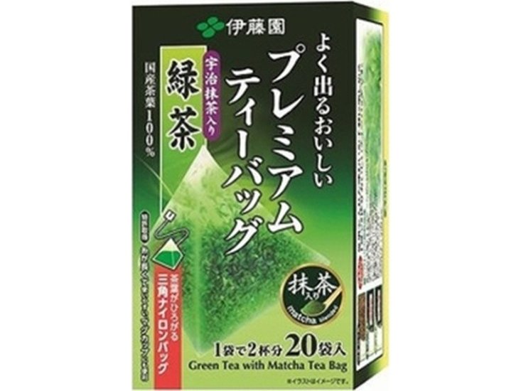 伊藤園 よく出るプレミアムＴＢ抹茶入り緑茶 ２０袋  ×8 【全国送料無料】(一部地域別途)画像