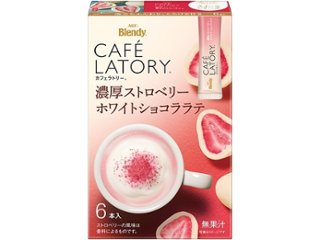 ＡＧＦ カフェラトリーストロベリーホワイト６本  ×6 【全国送料無料】(一部地域別途)の画像