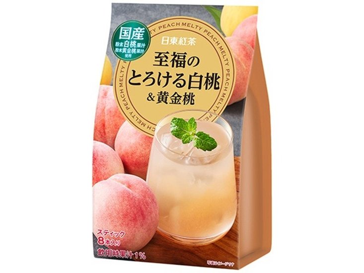 日東紅茶 至福のとろける白桃＆黄金桃 ８Ｐ   ×6 【全国送料無料】(一部地域別途)画像