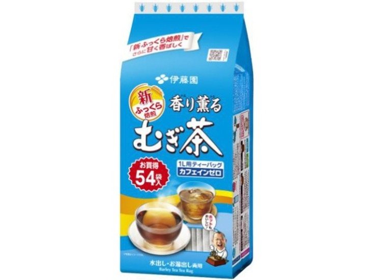 伊藤園 香り薫るむぎ茶ティーバッグ ５４袋   ×10 【全国送料無料】(一部地域別途)画像